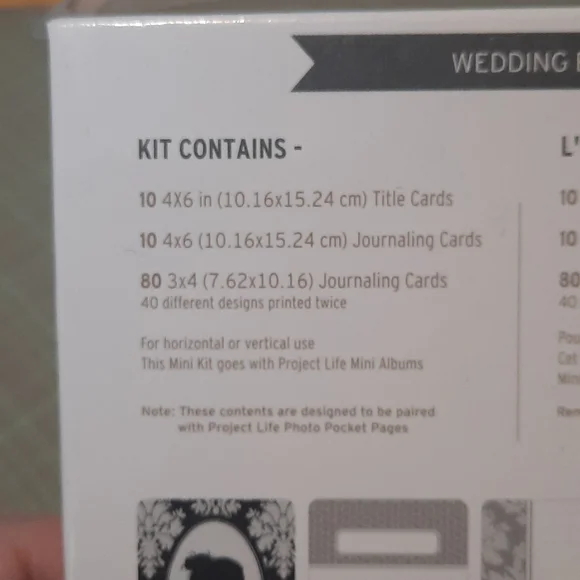 Project Life Wedding Edition Mini Kit - Picture 3 of 8